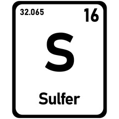 sulfer periodic element
