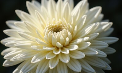 Delicate white flower blooming beautifully