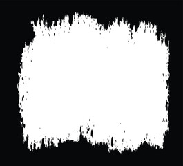 Square border black vector collection. Abstract grunge frame burned paper. Social media template paper tear. Mask grunge images paint splatter brush texture. Grunge border, dirty and damaged backdrop 