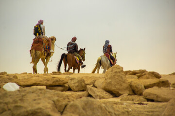 Karawana na pustyni. Egipt. Marsa Alam.  © wojwarm