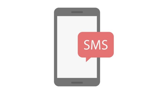 Mobile Communication video animation with an isolated background

