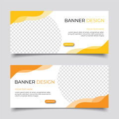  Modern business banner abstract design. Clean simple creative background vector template design
