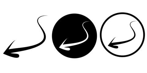 Arrows vectors icon set