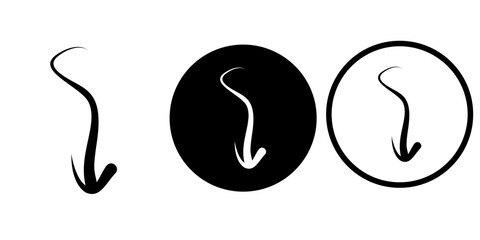 Arrows vectors icon set