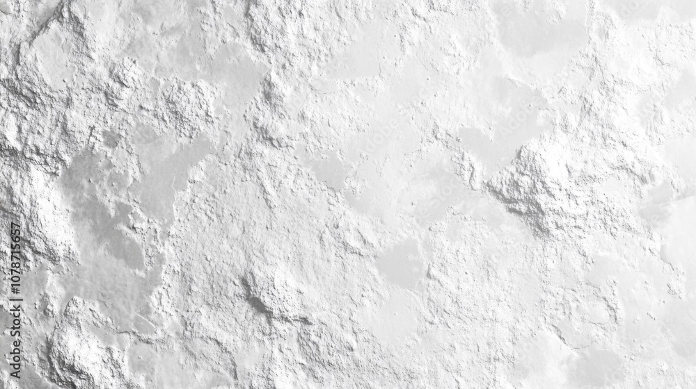 Poster A white background with a lot of texture and a few small dots