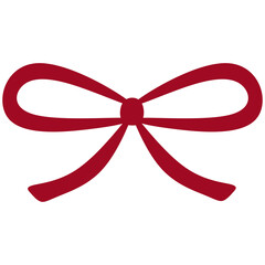 red ribbon bow