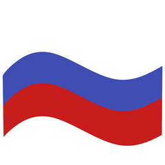 Naklejka premium russian flag