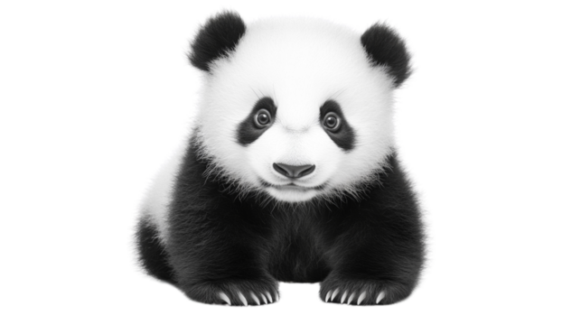 High-Resolution Panda for Wildlife Designs and Cute Animal Illustrations,