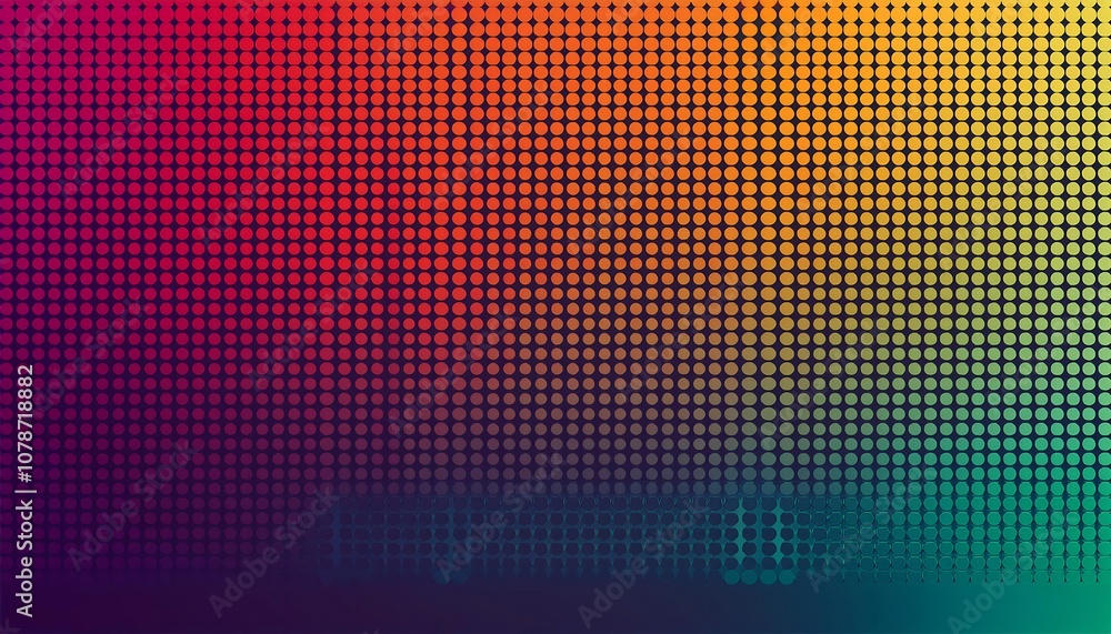 Poster dotted pattern with color gradation