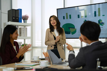 White collar worker are meeting at office.