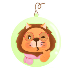 Cute lion 