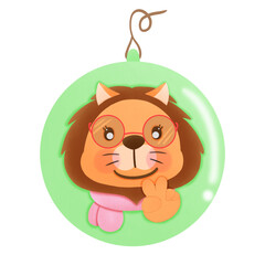 Cute lion 