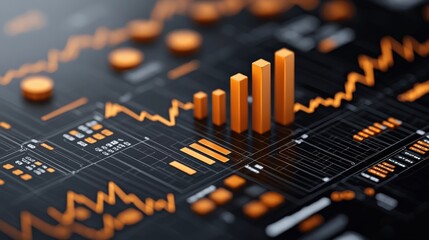 Visualize data-driven insights with interactive charts in a digital interface