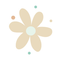 Flower Sticker Shape Cool