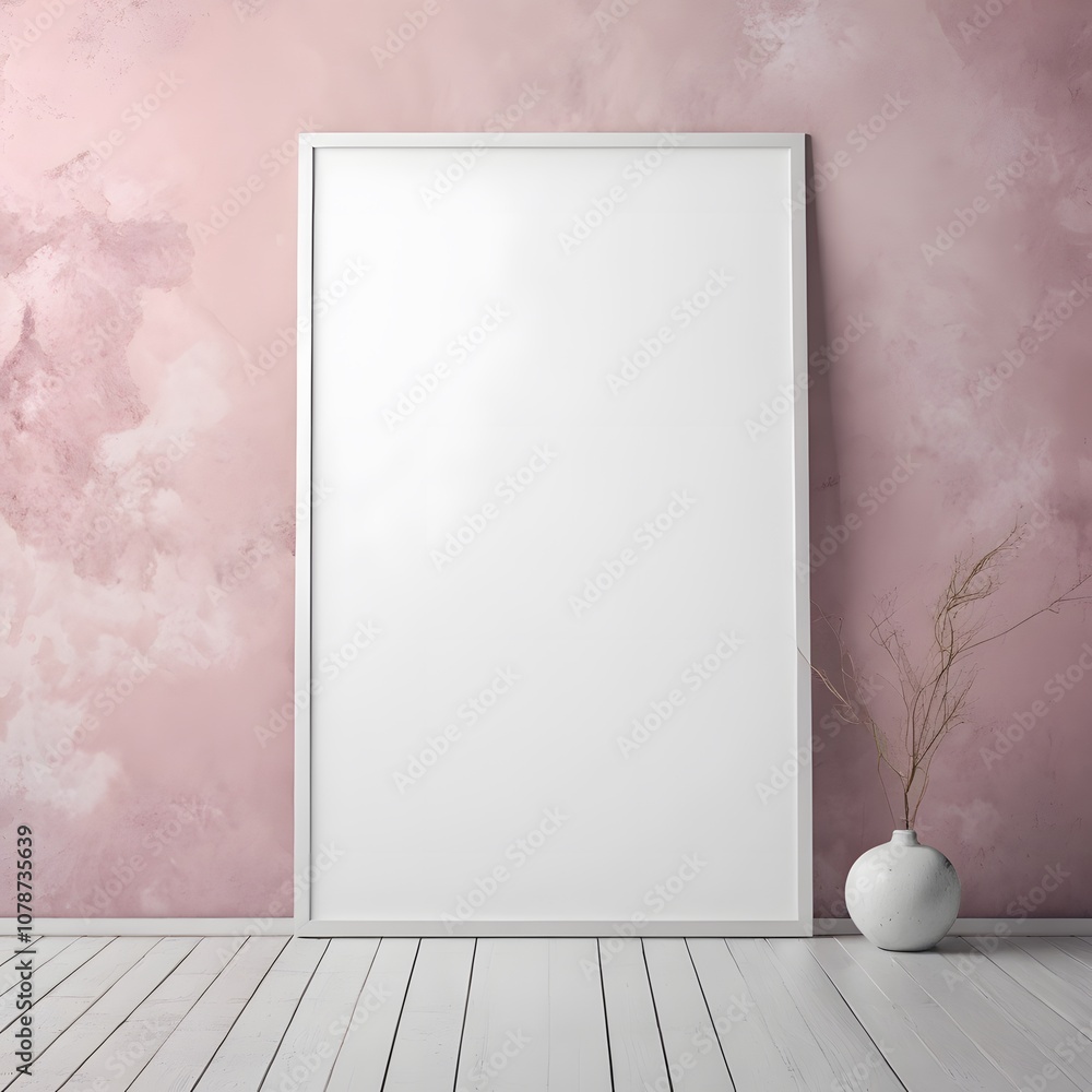 Poster a visually striking empty poster background that evokes strong emotions and can be used for various 