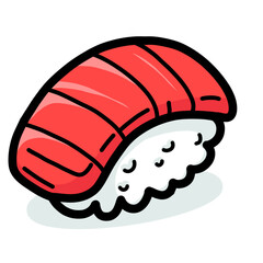 Cutie  Sushi Cartoon Japanese food 