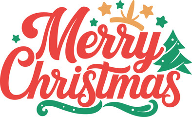 Obraz premium merry christmas lettering