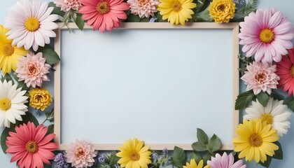 Fototapeta premium A Beautiful Floral Background Poster Ideal for Invitations and Decor
