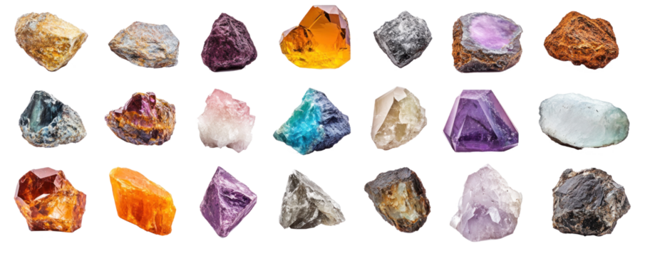 set of gemstone variants