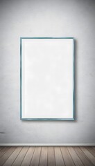 Stunning Empty Poster with a Beautiful Background Ideal for Advertising and Promotional Materials