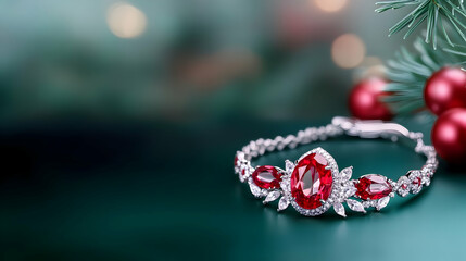 A shimmering amethyst crystal ball, encased in a delicate silver necklace, gleams under the spotlight