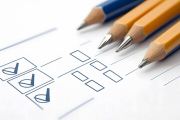 Vibrant Online Survey with Colorful Pencils