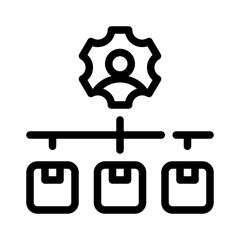 Icon Organize Group With Style Outline