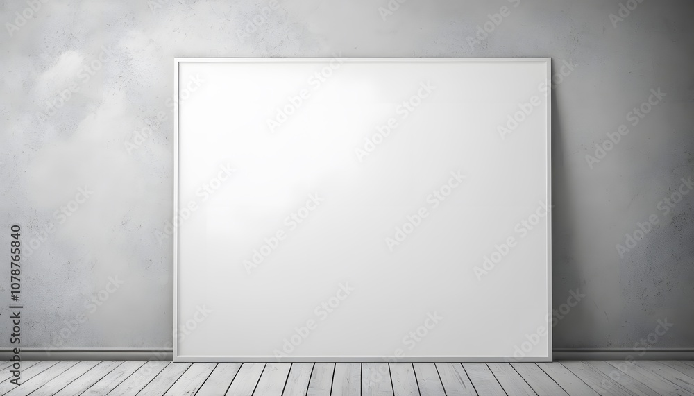 Aufkleber Stunning Empty Poster with a Beautiful Background Perfect for Advertisements and Promotion in Various Fields
