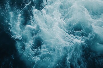 Fototapeta premium Abstract texture of water waves