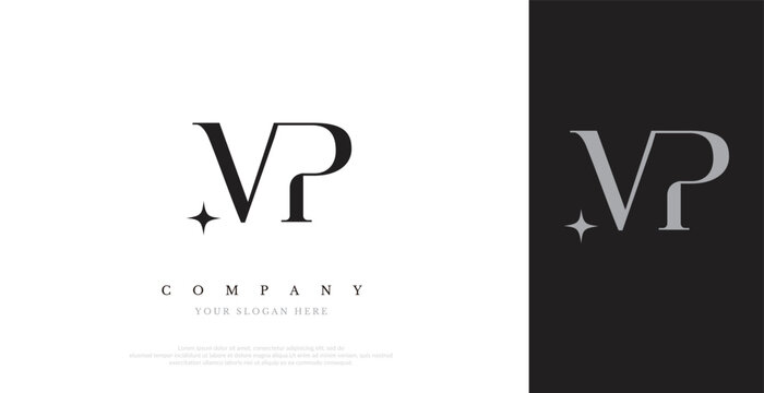 Initial MP Logo Design Vector 