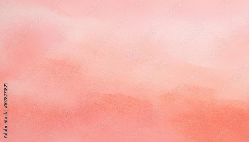Poster soft blush and peach watercolor gradient background with gentle abstract flowing shapes. ideal for r