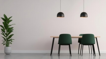 Office interior with a minimalist design, featuring neutral tones, sleek furniture, and natural light for a calm and focused management space