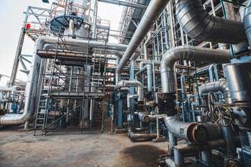 Valve elbow column refinery plant equipment for pipeline oil and gas valves at gas plant pressure safety