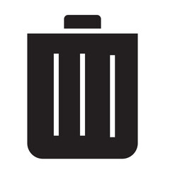 Trash bin icon.
