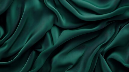 Fototapeta premium Deep emerald green background with a smooth gradient effect