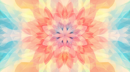 Colorful kaleidoscope mandala background - perfect for wallpaper. Kaleidoscope. Illustration