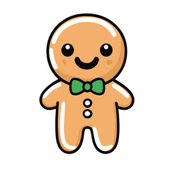 Gingerbread man, gingerbread cookie clipart