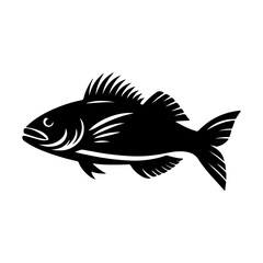 fish vector silhouette design