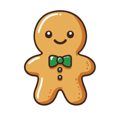 Gingerbread man, gingerbread cookie clipart