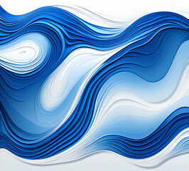 Blue gradient background with soft transition abstract high resolution,Generative AI	