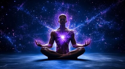 Cosmic Energy Meditation Yoga Inner Peace Spiritual Awakening