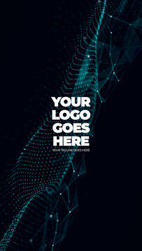 Looped Bouncing Logo Screensaver Vertical Stories