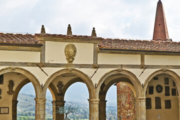 Castiglion Fiorentino: la Loggia Vasariana : Arezzo - Toscana	