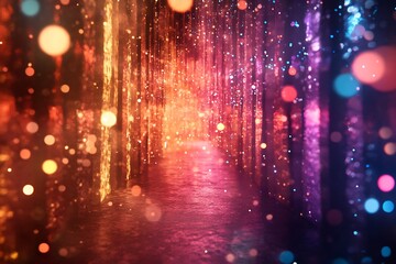 Digital glowing motion blur with light