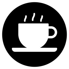 hot cocoa glyph icon