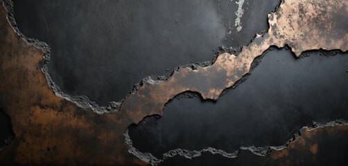 Industrial Steel with Worn Patina