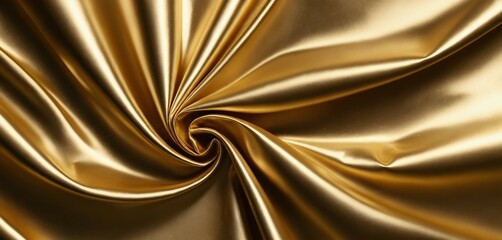 Lustrous Gold Foil Background