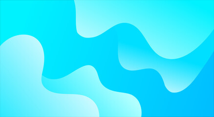 Sky blue Abstract background with waves