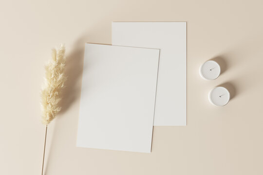 Multipurpose Paper Stationery Mockup