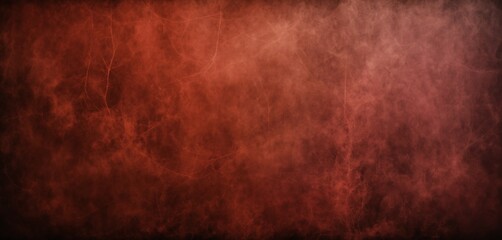 Fototapeta premium Smoky Red Grunge with Fog,